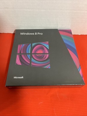 NEW Microsoft 3UR-00001 Windows 8 Pro Upgrade 32Bit & 64Bit DVD For PC - SEALED