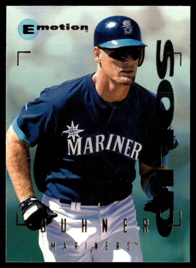 1995 SkyBox E-Motion Jay Buhner Seattle Mariners #76