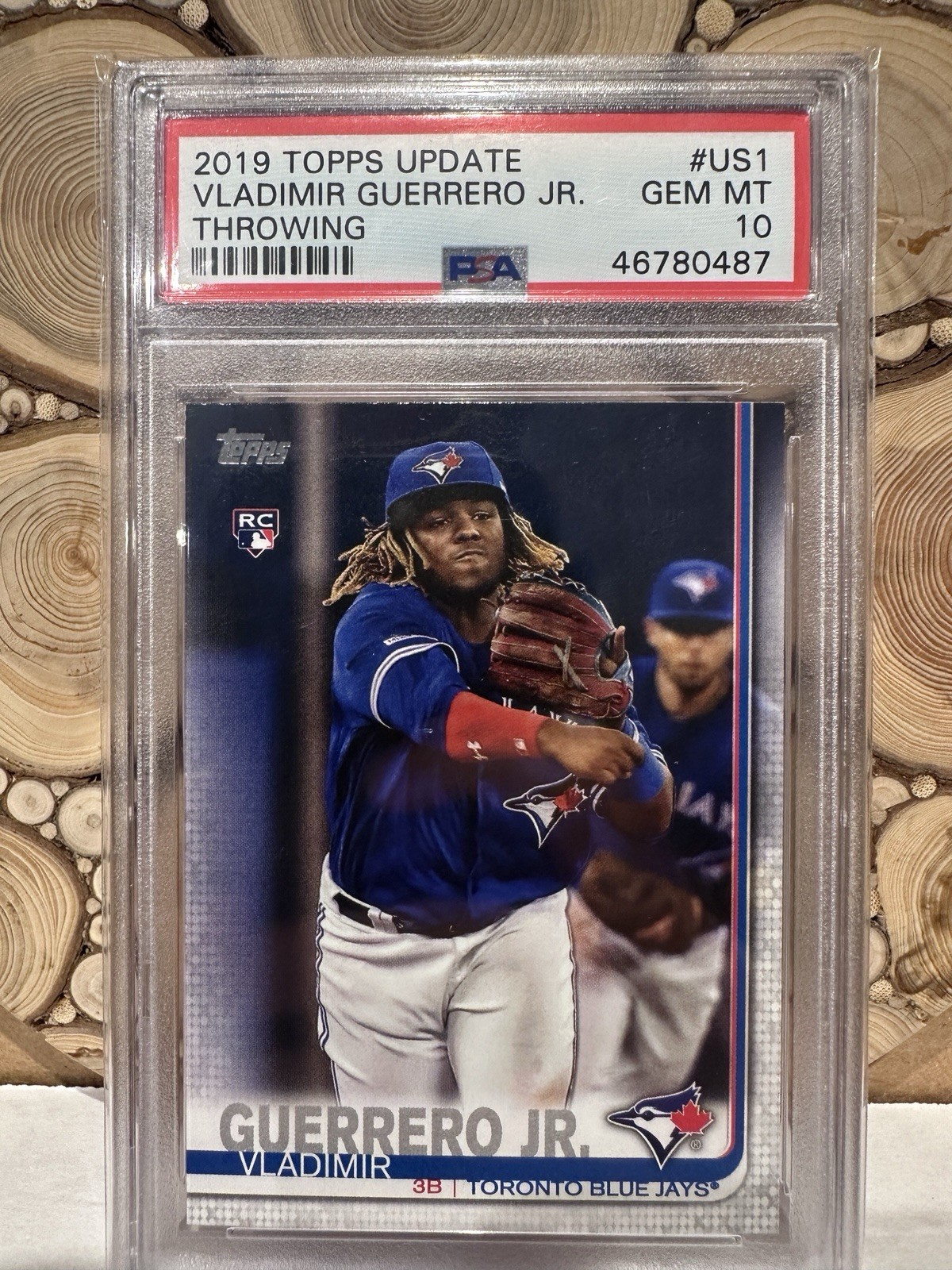 2019 Topps Update Vladimir Guerrero Jr. Throwing #US1 PSA 10 Toronto Blue Jays