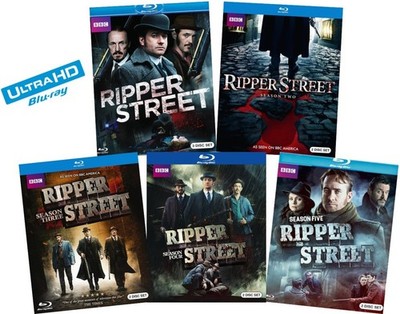 BBC RIPPER STREET COMPLETE SERIES SEASONS 1-5 (BLU-RAY) BRAND NEW!!!