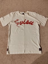 Genuine Evisu Cream T-Shirt Size Large