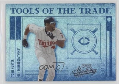 2003 Playoff Absolute Memorabilia Tools of the Trade Spectrum Torii Hunter 0c6