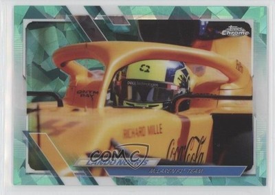 2021 Topps Chrome Sapphire Formula 1 F1 Racers Aqua 74/99 Lando Norris #22 0s5s