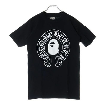 Chrome Hearts A Bathing Ape Baby Milo T-Shirt Farbe Schwarz Größe S Mode Tops