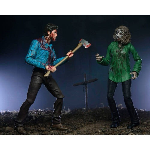 NECA Evil Dead Bloody Ash & Cheryl Williams Ultimate 2 figs 18cm In Stock - Picture 4 of 11