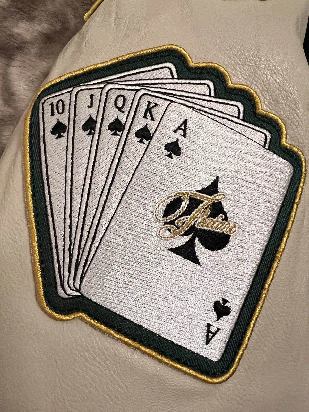 FEATURE Shosuke Varsity Jacket Las Vegas Casino Playing Cards One of One NWT image 6