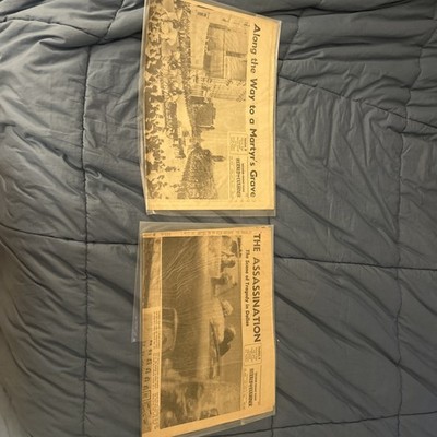 Harold Examiner Newspaper Kennedy 1963 Lot Of 2