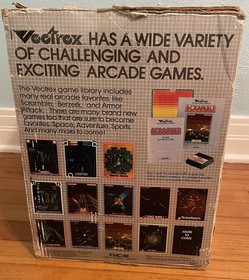 Vintage GCE Vectrex Console Boxed CIB 1982 Tested Working RARE Vector Graphics