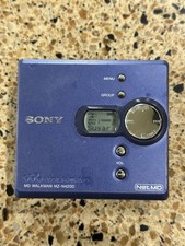 Sony MZ-N420D Portable Minidisc MD Walkman Recorder - Tested Working - US Seller