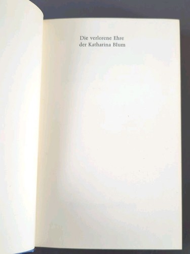 Heinrich Böll original Autogramm In Buch Die Verlorene Ehre Der Katharina Blum - Bild 3 von 4