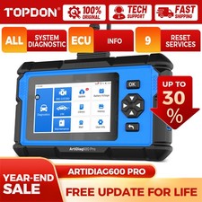 Topdon Ad600pro All System Obd2 Scanner Abs Dpf Epb Diagnostic Tool Free Updates
