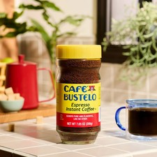 Cafe Bustelo, Espresso Style, Dark Roast Instant Coffee, 7.05 oz Jar, 200 g