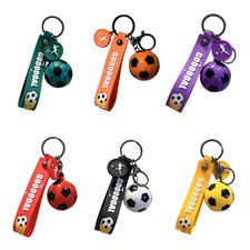 Miniature Football Charm Keychain Key Holder For Football Enthusiasts Party Gift