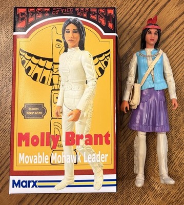 Marx Johnny West Best Of The West Movable Mohawk Leader Molly Brant