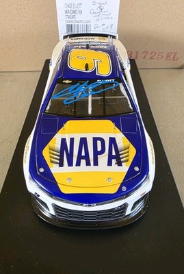 2026 CHASE ELLIOTT #9 AUTOGRAPHED NAPA AUTO PARTS ADVANCED RUN 1/24 DIECAST 