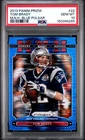 2013 PANINI PRIZM MONDAY NIGHT HEROES 22 TOM BRADY BLUE PULSAR PSA 10
