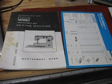 MONTGOMERY WARD URR J1930 Sewing Machine Instruction Users Manual Guide VINTAGE