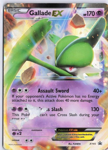 Gallade EX XY45 XY Promo PR Promo Holo Pokemon HP