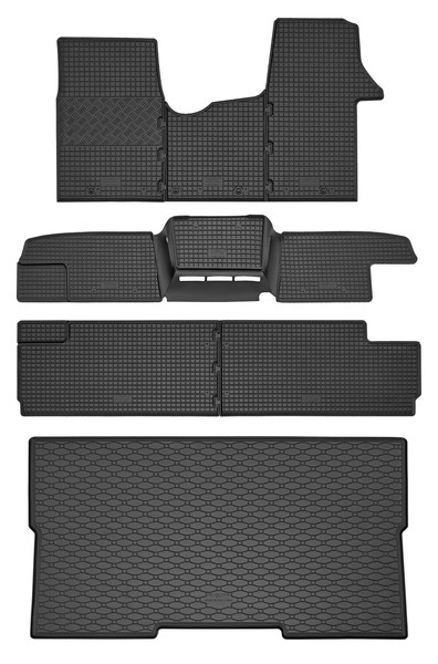 FußMatten & Kofferwanne Geeignet FüR Renault Trafic Ab 2014 | 8/9 Sitze L1-image