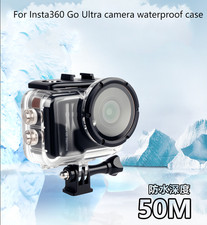 50m Waterproof Diving Case Housing for Insta360 Go Ultra Action Camera