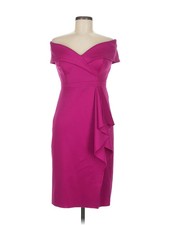 Xscape Women Pink Cocktail Dress 8 Petites
