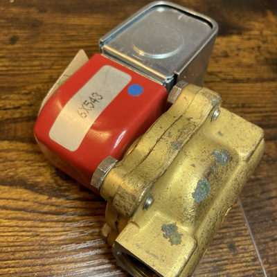 #ad #ad Dayton Electric 6X543 716A Solenoid Valve Body Coil Brass 3 4in In Out $18.81