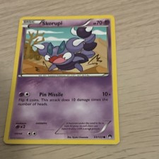Skorupi - 53/122 Stormfront - Common - Regular - English - 70 HP Pokemon