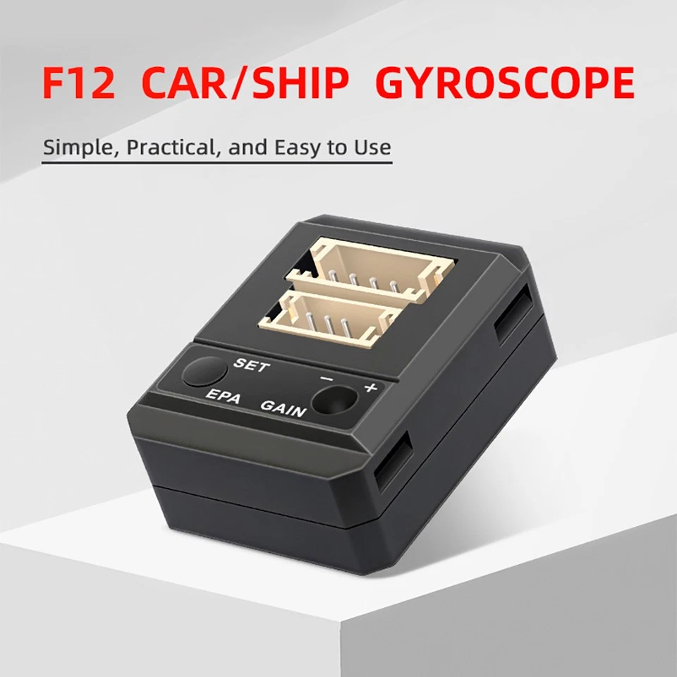 HotRC F11 F12 Metal Gyro Automatic Stability Control 3.5V-9V for RC Car Boat - Image 2 of 4