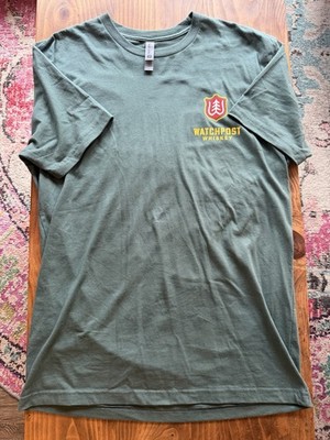 Watchpost Whiskey Tshirt Medium Unisex Sage Green  Blended For Adventure 