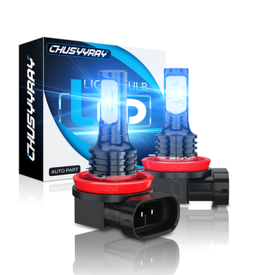 #ad H11 8000K LED Headlight Super Bright Bulbs Kit Ice Blue High or Low Beam 2 Pack $21.99