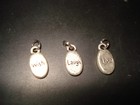 111 Lot of Charms / Pendanta Live, Laugh, Believe, USA, Breast Cancer — photo 2