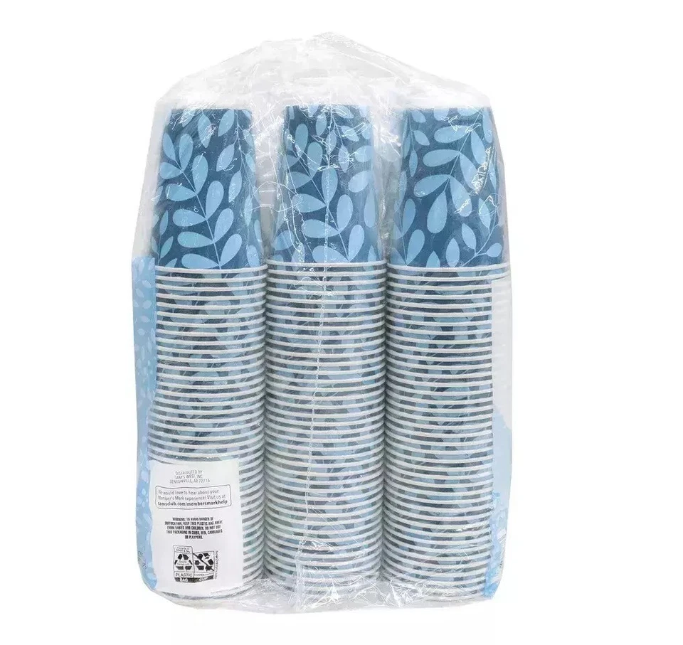 Taza fría de baño de papel impreso Member's Mark (9 oz., 360 ct.) excelente precio Foto 3 de 4