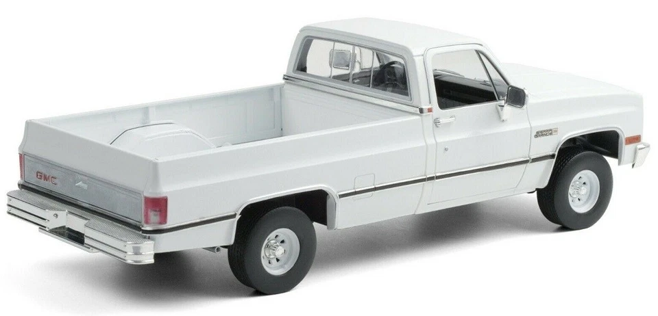 GREENLIGHT, GMC K-2500 pickup Sierra Grande 1982 bianco, 1/18, GREEN13562 - Immagine 2 di 4