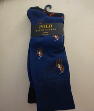 Polo Ralph Lauren Dress Socks SZ 10-13 2 Pairs NWT  