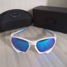 Oakley Plazma Sunglasses PRIZM Blue Lenes Polarized New With Case