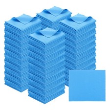 Eyeglass Microfiber Cleaning Cloth 7"x6" 200 Pack Blue