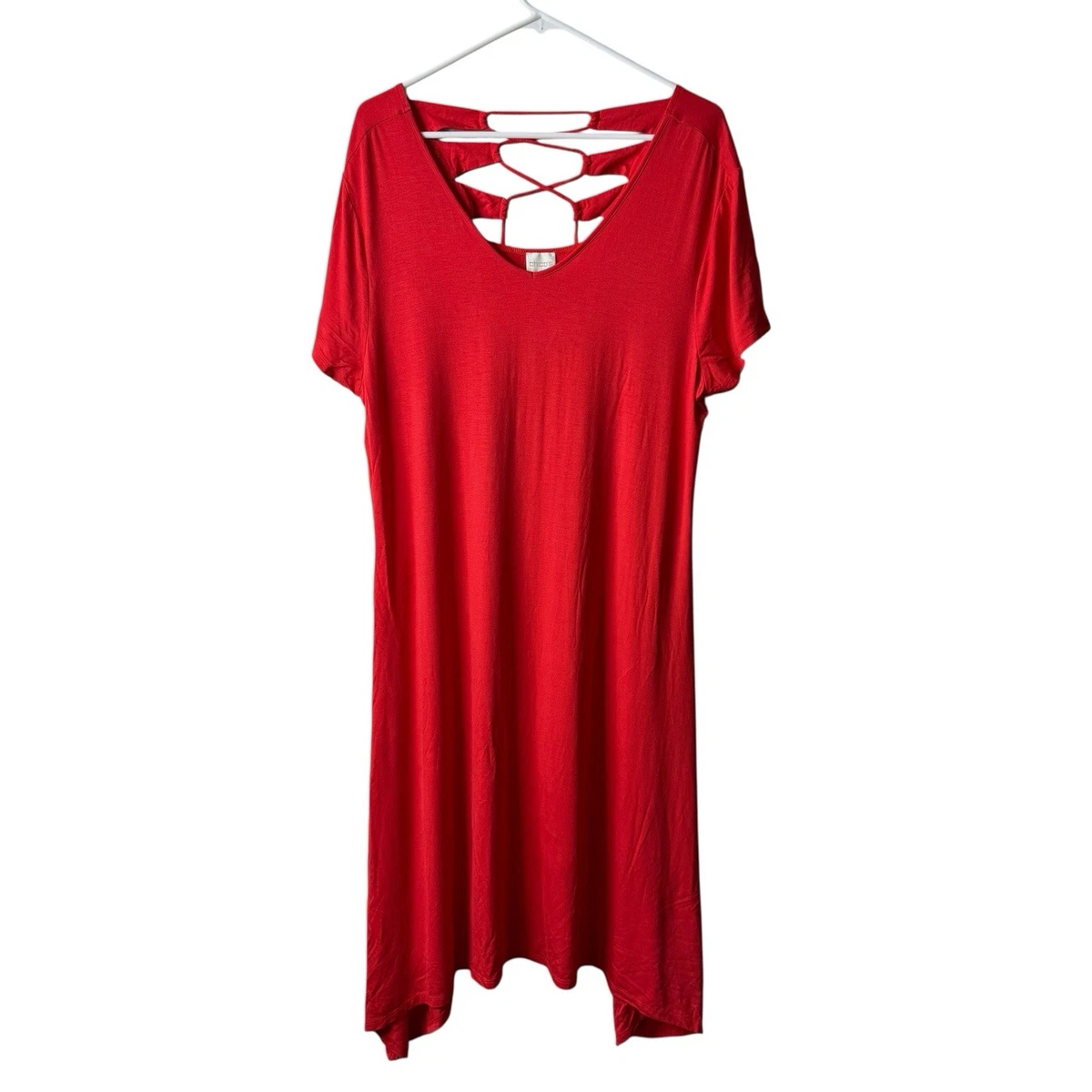 chicos red dress chicos midi dresses Red Colorado Midi Dress