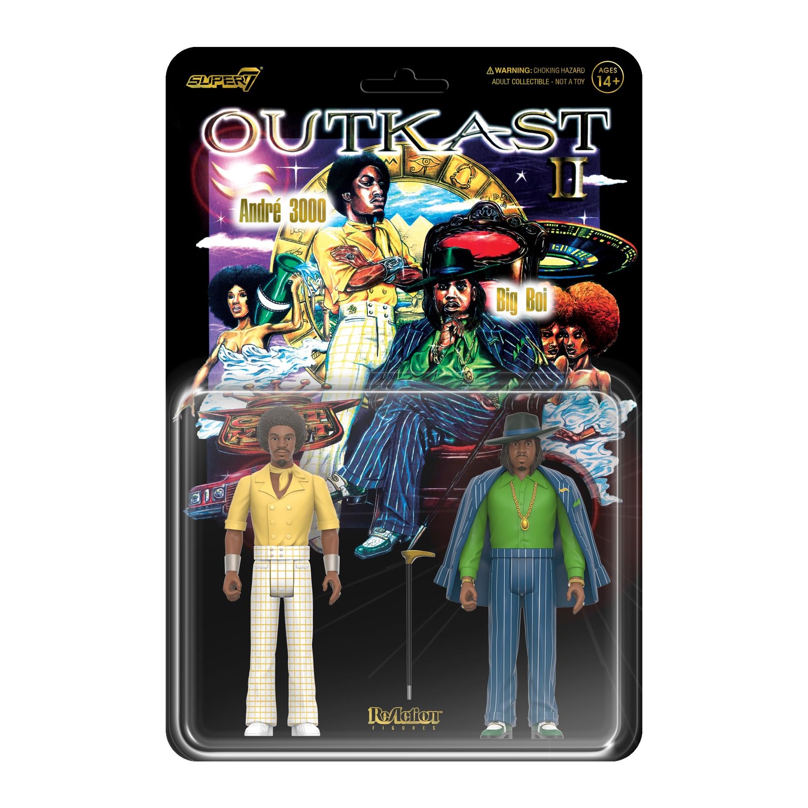 Super7 Outkast Reaction Figures Wave 02 - Outkast Aquemini Action Figures 15590₽