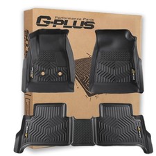 TPE Floor Mats Floor Liners Fit for Chevy Colorado Crew Cab 2015-2022