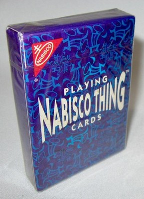 NEW SEALED ~ Vintage Nabisco NABISCO THING Playing Cards 1996