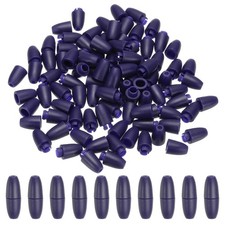 24mm Breakaway Clasps, 100 Set Plastic Bead Barrel Connectors, Purple