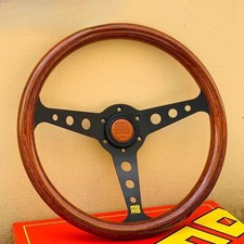 Momo Mod 07 Racing Heritage Wood Steering Wheel 350mm14inch Black Spoke