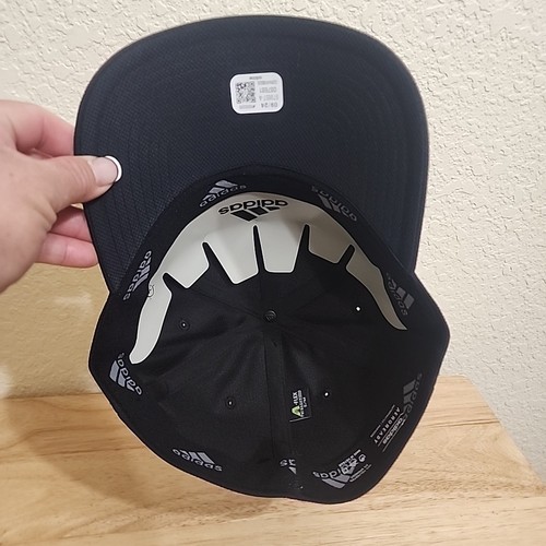 Cappello Adidas Berretto S/M Fitted Ricamato Spell Out Nero Golf Casual Uomo - Foto 6 di 7
