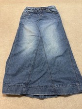 Unionbay Long Denim Maxi Skirt   Size 3 1764