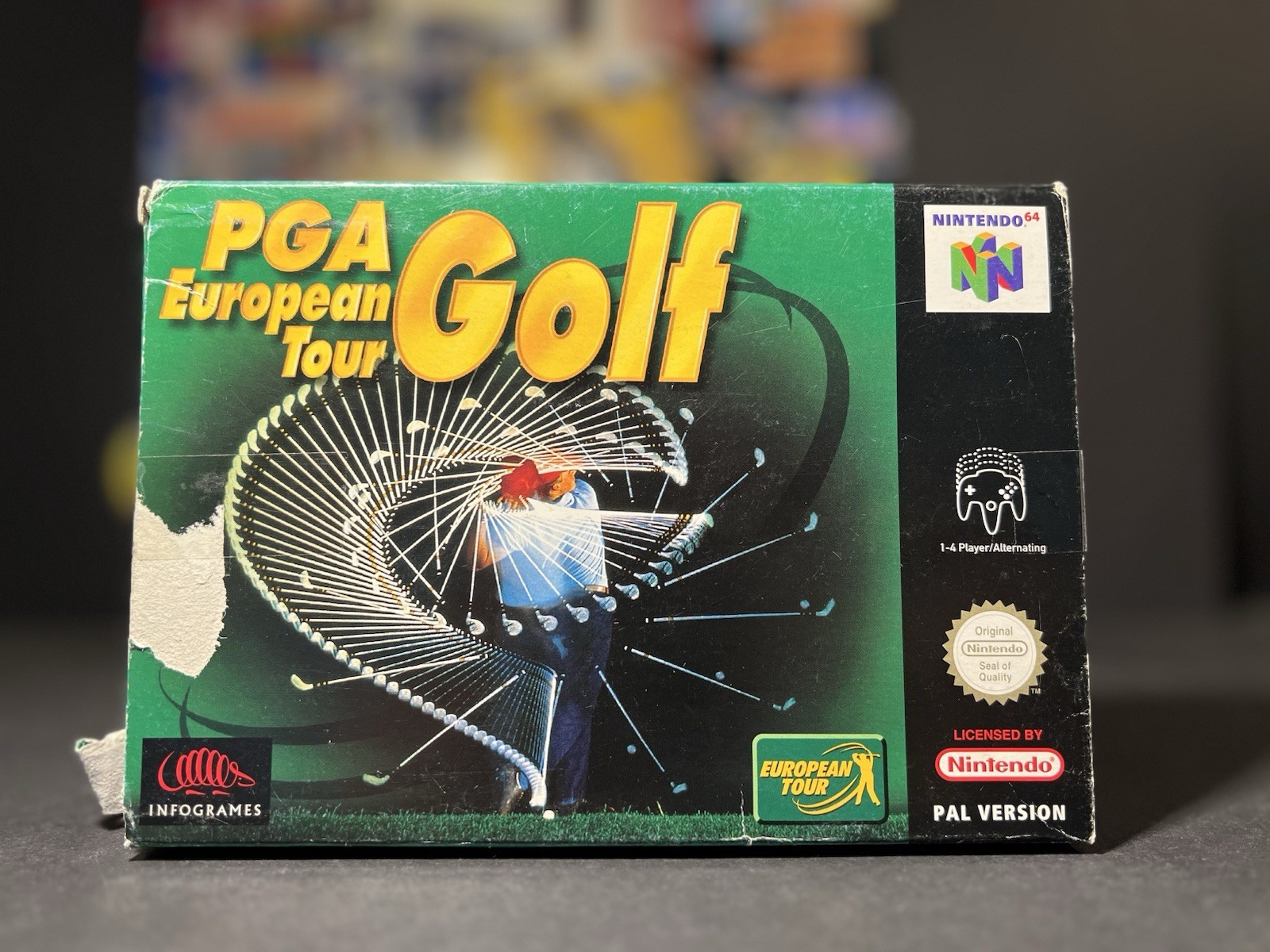 NINTENDO 64 || PGA EUROPEAN TOUR GOLF IN OVP + ANLEITUNG || SELTENHEIT || N64 ||