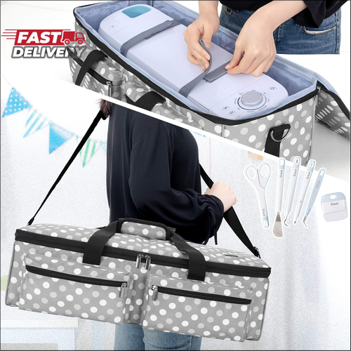 LUXJA Carrying Bag Compatible with Cricut Explore Air and Maker, Tote Bag Compat - Picture 7 of 12