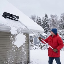 Snow Roof Rake Blade Snow Removal Tool Reach Aluminium Roof Shovel Snow Roof Rake Blade Snow Removal Tool Reach Aluminium Roof Shovel
