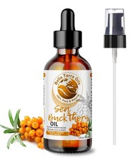 Organic Pure Sea Buckthorn Oil - 2oz  Premium Cold-Pressed Oil for Skin, Hair 