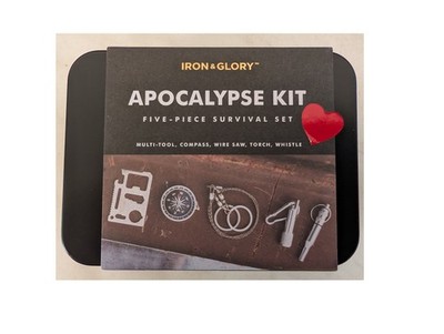 IRON GLORY Apocalypse Kit, 5-teilig, Überlebensset, Survival Kit, NEU+OVP