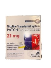 nicotine transdermal system patch 21mg. 28 Patches